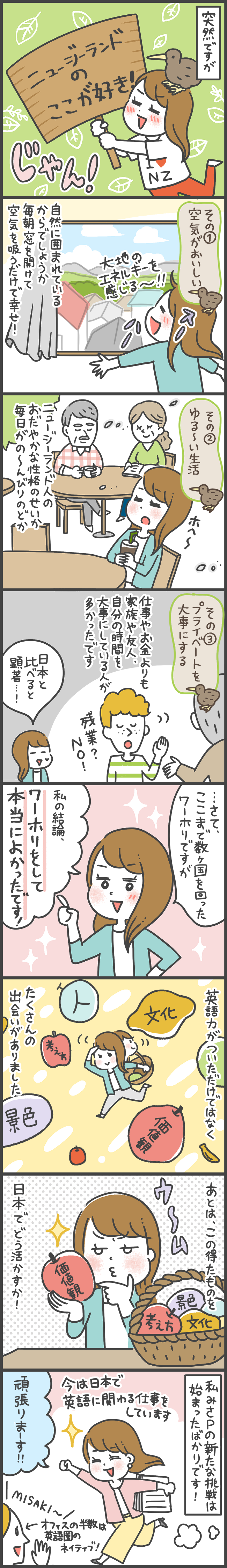 みさPさんニュージーランドワーキングホリデー最終回