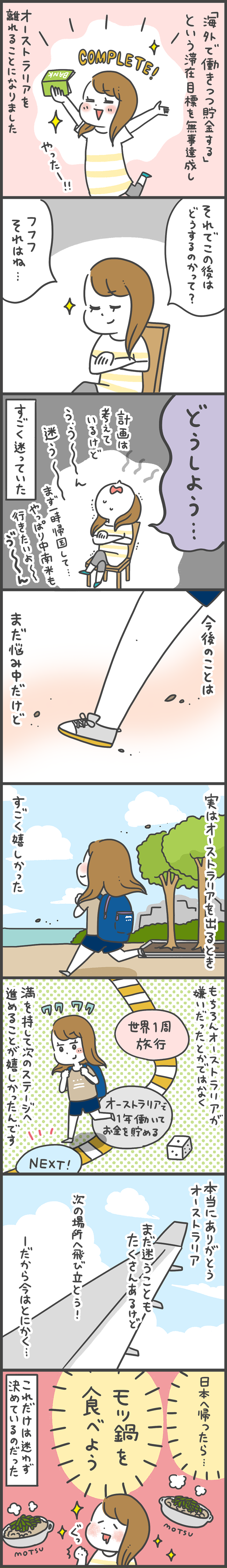 オーストラリアのワーキングホリデーWebマンガ14弾