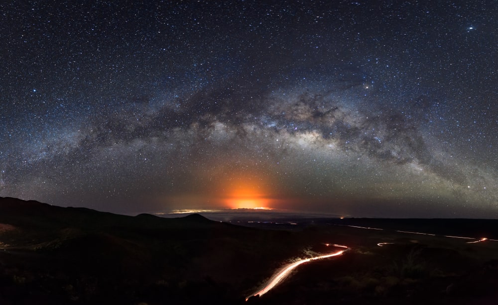 ハワイ島の夜空