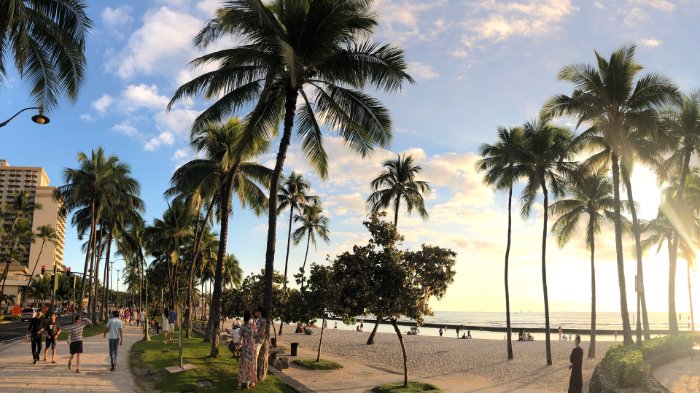 リゾート感が満載のラウンジ